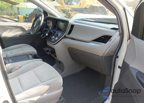 2019 Toyota Sienna Le 8 Passenger из США, поврежденный, VIN 5TDKZ3DC4KS008154